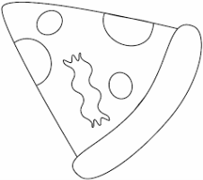 Розмальовка Піца